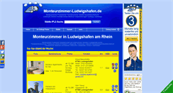 Desktop Screenshot of monteurzimmer-ludwigshafen.de